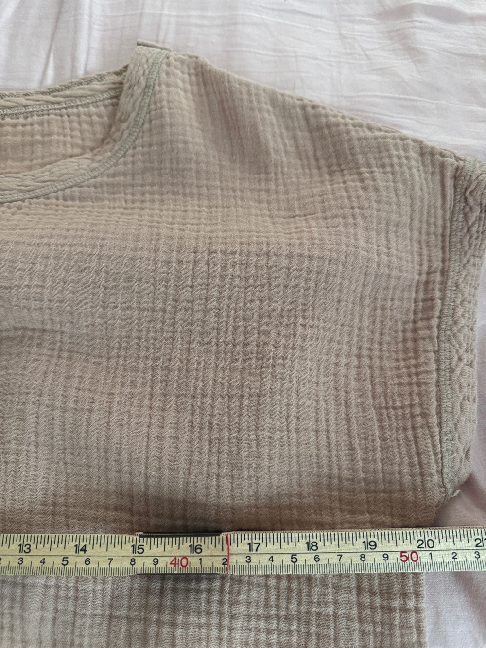 Faherty Dream Organic Cotton Gauze T-Shirt Short Sleeve Women's Size Medium‎ - Picture 7 of 8